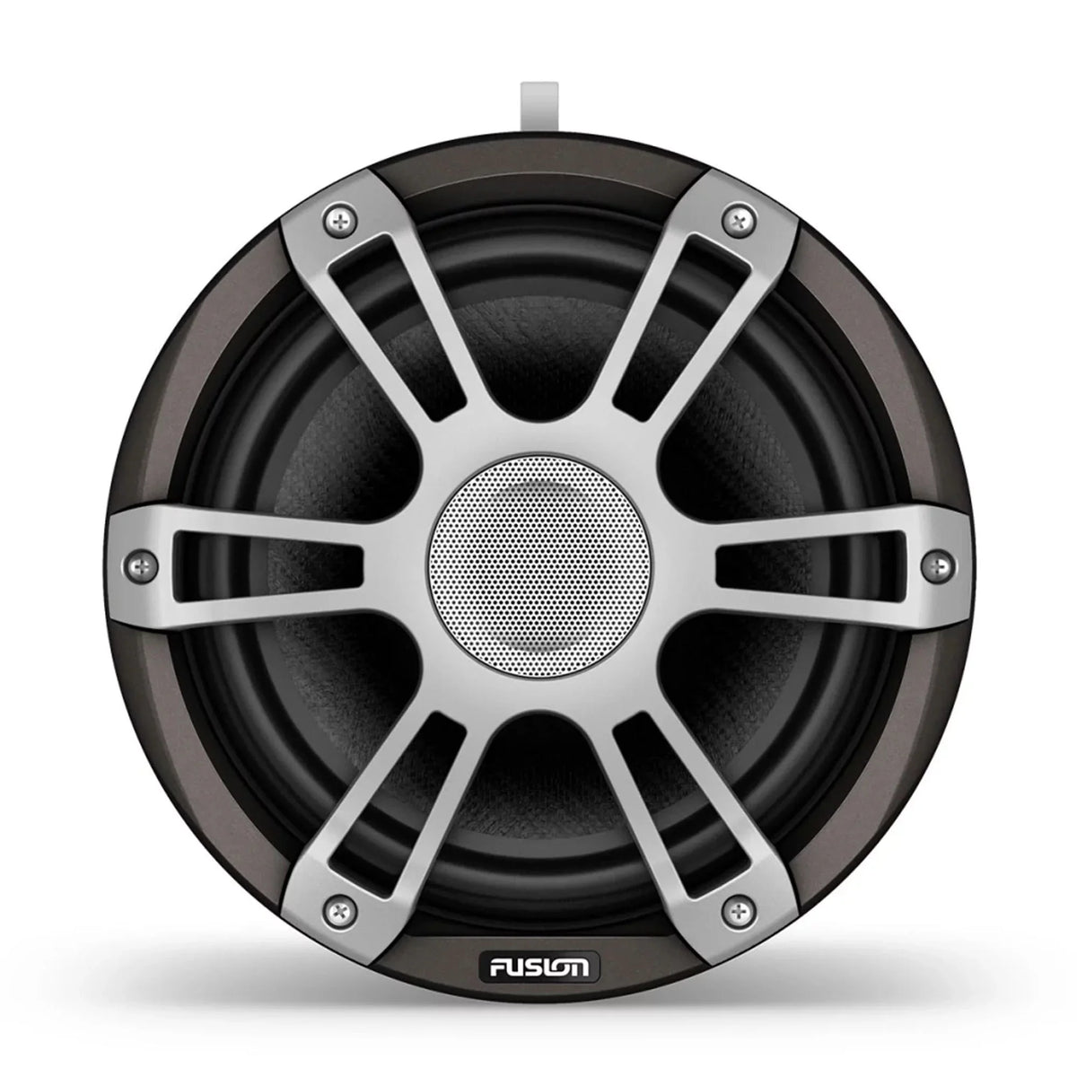 Fusion SG-FLT883SPG 8.8" Sports Grille Gray LED Tower Speakers with SG-FTMNTUNI Universal Fixed Mount Brackets, Pair, Fits 1.31"-2.5" Bars